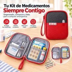 【🔥2 piezas】 📢¡Descuento del 49% por tiempo limitado! Botiquín médico de viaje práctico con múltiples bolsillos para una fácil organización 📦