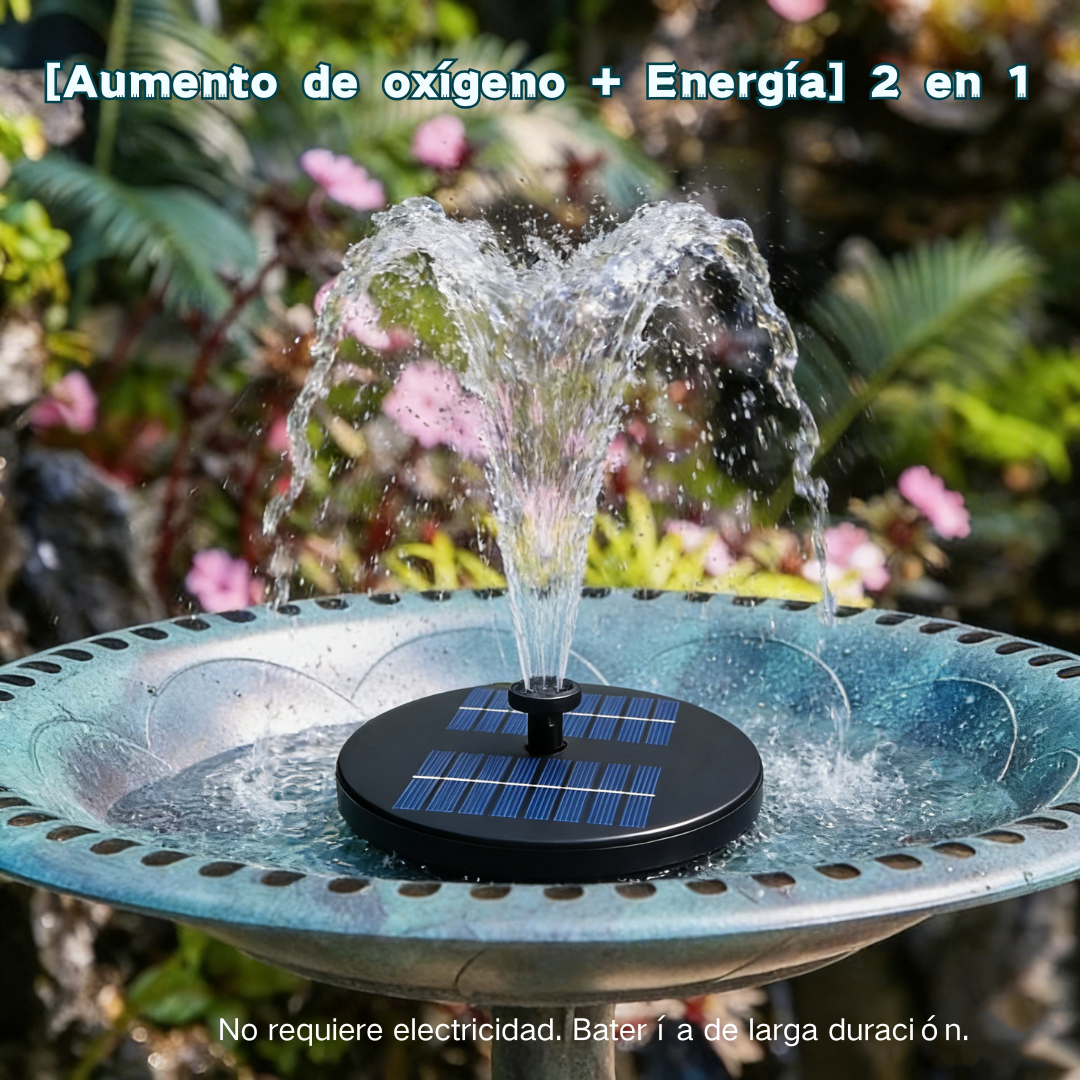 💥Fuente de agua alimentada por energía solar