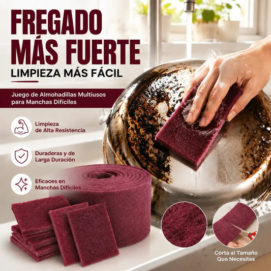 📢📢¡50% de descuento! ⏰Estropajo abrasivo de diamante multiusos, elimina fácilmente las manchas difíciles.