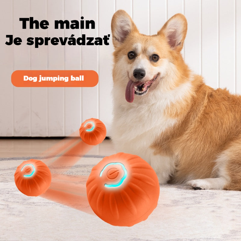 🐶🎁Intelektuálna interaktívna skákacia loptička pre domáce zvieratá