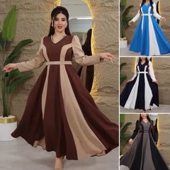 🔥🔥【S-5XL】【40-120kg】🥰 👗Nuevo vestido de moda otoño e invierno 2025 con estampado grande