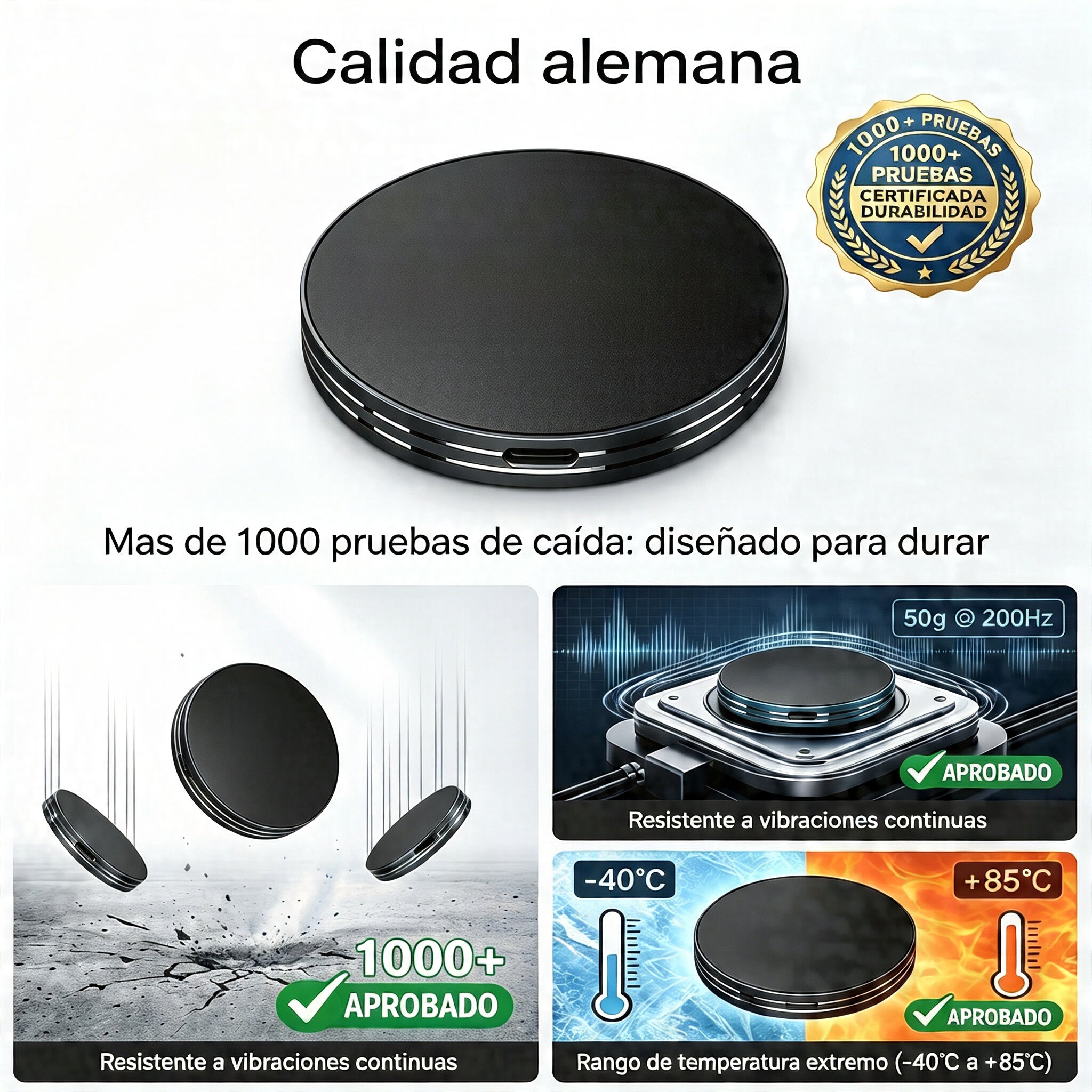 【8TB】🧲 SSD externo magnético de 2 TB | ⚡ Lectura ultrarrápida de 1050 MB/s | USB 3.1 5 Gbps | Disco fino portátil para portátil, sobremesa y móvil 💻📱