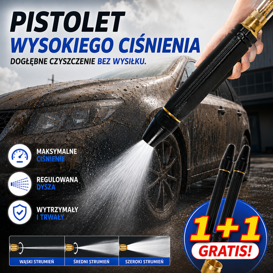Ostatni dzień z 55% rabatem: 🔥Kup 1, a 1 dostaniesz gratis🔥 Pistolet natryskowy wysokociśnieniowy do użytku domowego