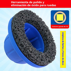 🚗🔧Herramientas para pulir llantas de coche, eliminar óxido, pulir discos de freno, pulir ejes, pulir y rectificar chapa de coche.