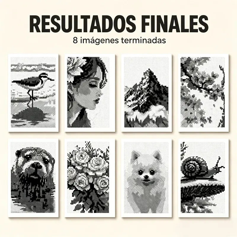 🎨🔢 Libro de Colorear por Números – 100 Misterios Monocromáticos en Alta Definición 🖤📘