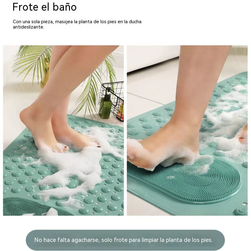 🔥🚿 【36.5*69cm】Alfombrilla de masaje antideslizante para baño con ventosa