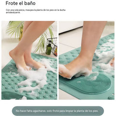 🔥🚿 【36.5*69cm】Alfombrilla de masaje antideslizante para baño con ventosa