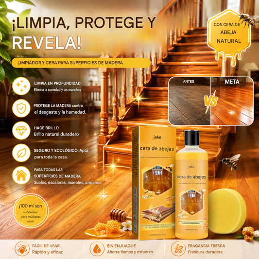 🔥Compra 1 y llévate 1 gratis🔥🧼Limpiador y abrillantador todo en uno para superficies de madera, elimina manchas, previene el polvo y aporta brillo.