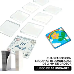 🧲✨ Kit DIY de Imanes para Nevera Transparentes | Crea Tus Propios Recuerdos
