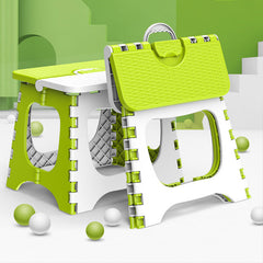 Taburete plegable portátil, taburete de pesca para el hogar y el exterior que ahorra espacio.