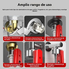 🔧 Llave Multifuncional Ajustable para Grifos – ¡Ligera y Antideslizante!