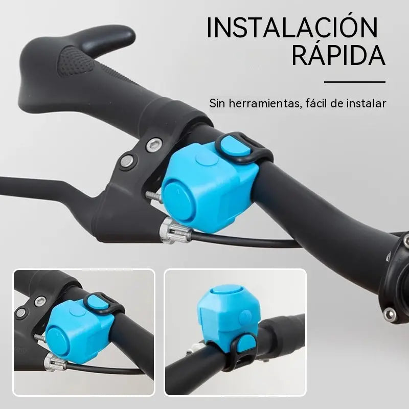 🚴‍♂️🔔 Bocina recargable para bicicleta con 5 modos de sonido