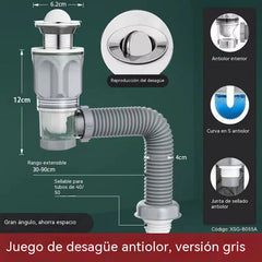📢📢 ¡50% de descuento! ⏰🔥（2 piezas）🛠️ Manguera de desagüe telescópica e inodora 🚿💨🧰