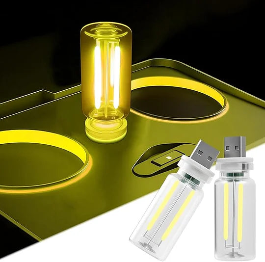 【¡50% de descuento!】Luz nocturna para coche con USB