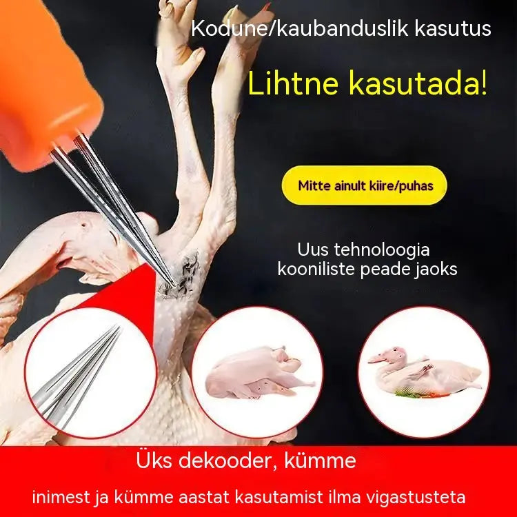 Kiire elektriline kodulindude karvaeemaldajao