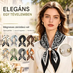 ✨ 4 darabos keskeny selyemsál szett – tavaszi-nyári elegancia és finomság! Finom anyag, sokoldalú – viselhető a nyakon, hajpántként vagy táskadíszként is!
