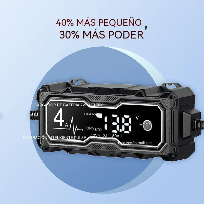 🔋 12 V-os intelligens autós akkumulátortöltő – Töltsd, ellenőrizd és tartsd karban az akkumulátorodat! ⚡