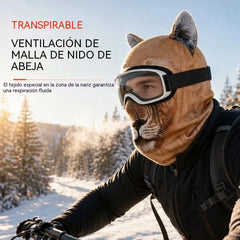 📢📢2 piezas 28 euro⏰Pasamontañas cortavientos con estampado animal