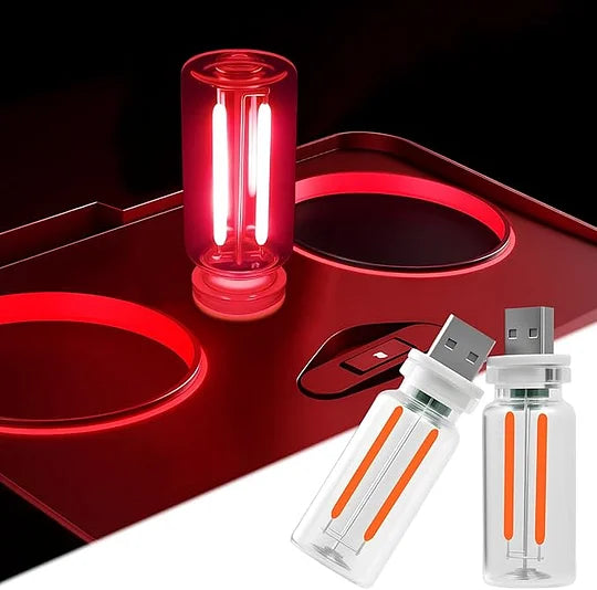【¡50% de descuento!】Luz nocturna para coche con USB
