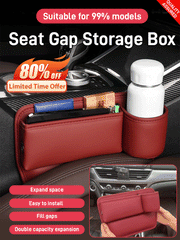 🚗🚗Gap caja de almacenamiento de piel de vaca