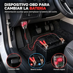 🔋🛠️ OBD Herramienta para Cambio de Batería de Coche | Detector de Fugas de Corriente con Pantalla Digital ⚡