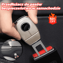 💥💥【4 sztuka】🚗👍Metalowy przedłużacz pasa bezpieczeństwa w samochodzie