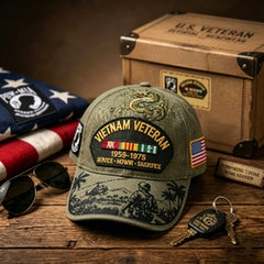 🧢⭐Gorra de béisbol conmemorativa para veteranos de la Guerra del Golfo