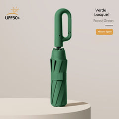 🔥【Oferta especial por tiempo limitado】🔥Paraguas portátil con mango de anilla
