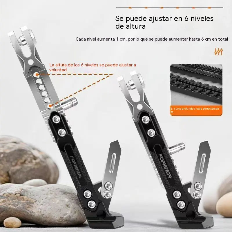 💥【50% de descuento】🏍️ Soporte universal ajustable para motocicletas y bicicletas eléctricas