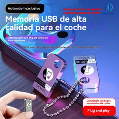 🚗🎵🎵【 32G】 【Unidad flash USB de música】contiene 3000 canciones, 200 MV y efectos de sonido 6D