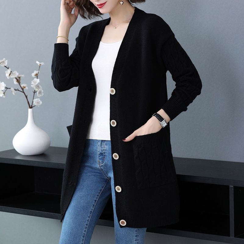 【Novedad】 Cárdigan holgado y grueso para mujer, otoño e invierno 2025