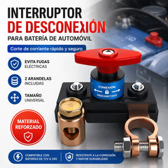 🔋🚗Interruptor de desconexión de la batería del coche