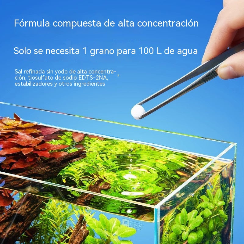 🐟【Compra 1 y llévate 1 gratis】💧 Pastillas efervescentes para limpiar el agua de acuarios y estanques🔥