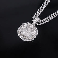 📢📢 50% zľava! ✨ Trblietavý kubánsky prívesok s retiazkou | Okamžite pozdvihnite svoj štýl 💎