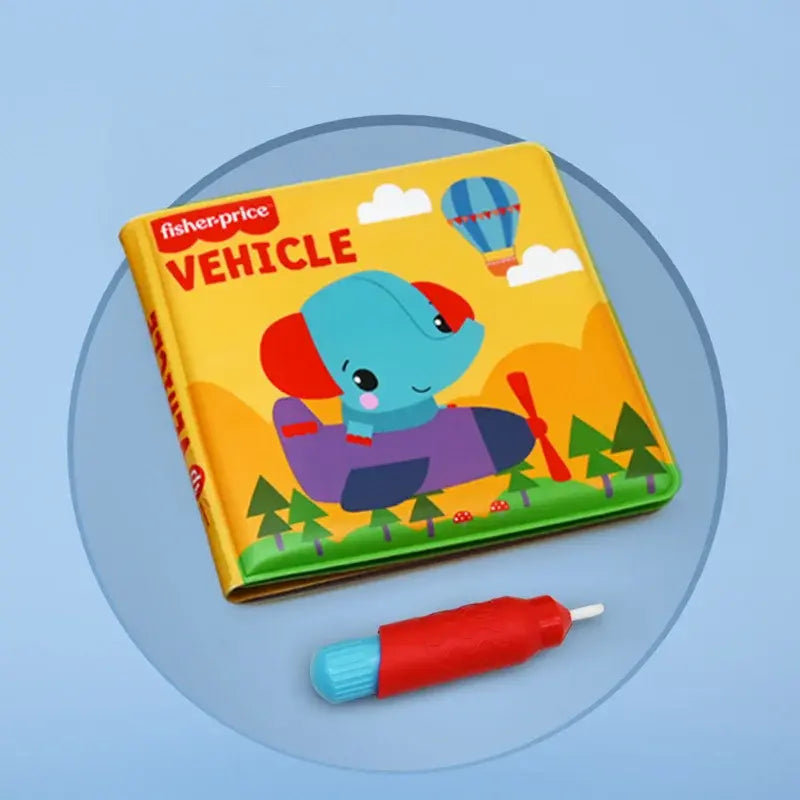 【Compra 1 y llévate 1 gratis】🧸 Libro de tela impermeable para baño que cambia de color – Juguete educativo resistente, irrompible y reutilizable 🌈