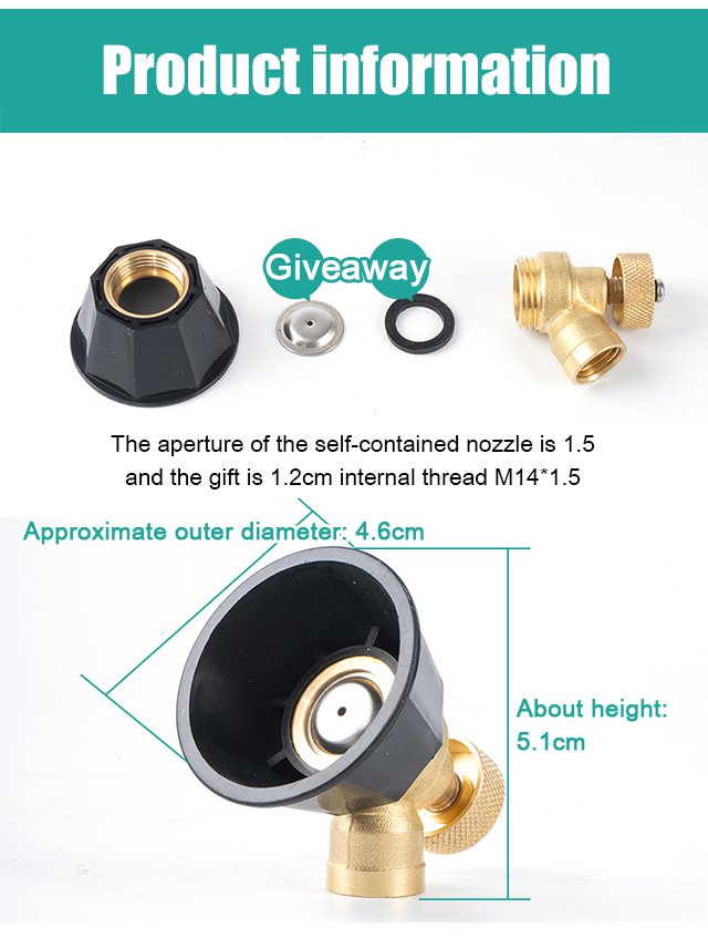 💦【2 piezas 26 euros】💥💪🔩 Cabezal pulverizador con núcleo de cobre macizo – Anticorrosión y riego eficiente en 3 modos 💦