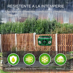 🐅 Repelente ultrasónico de animales salvajes alimentado por energía solar