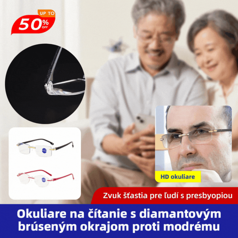 🧐【Oferta por tiempo limitado】👓️Gafas de lectura con bordes de corte de diamante que bloquean la luz azul
