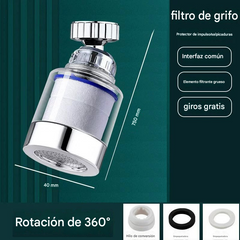 💦👍🏻Filtro purificador de agua para grifo de acero inoxidable 316