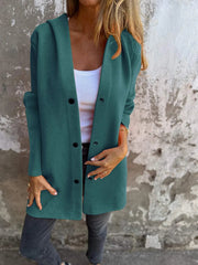 【S-5XL】Chaqueta casual con capucha para otoño e invierno.