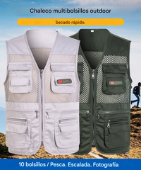 🔥【XL-4XL】Chaleco sencillo y funcional con múltiples bolsillos