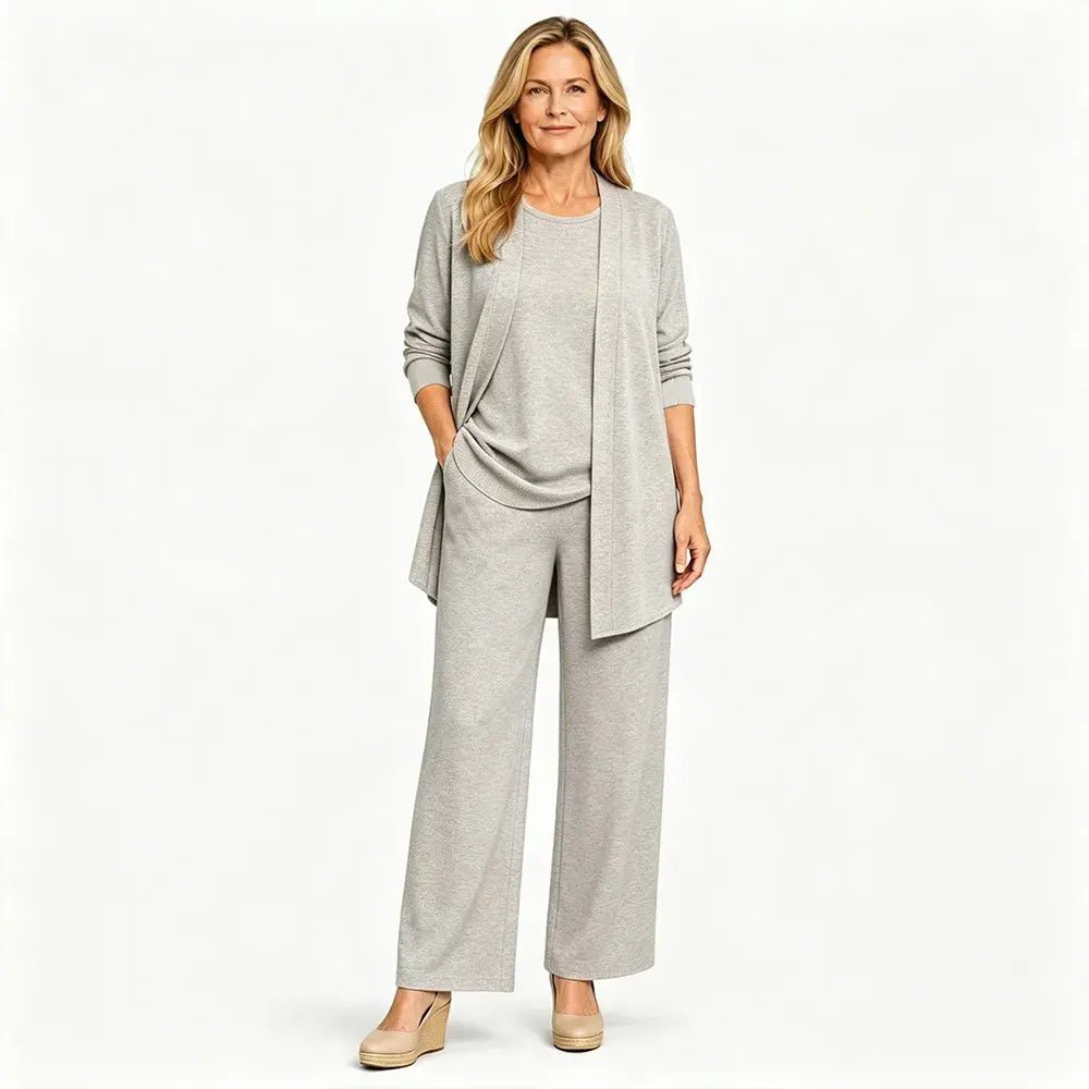 ✨【S-5XL】Elegante conjunto de tres piezas de mujer de corte holgado