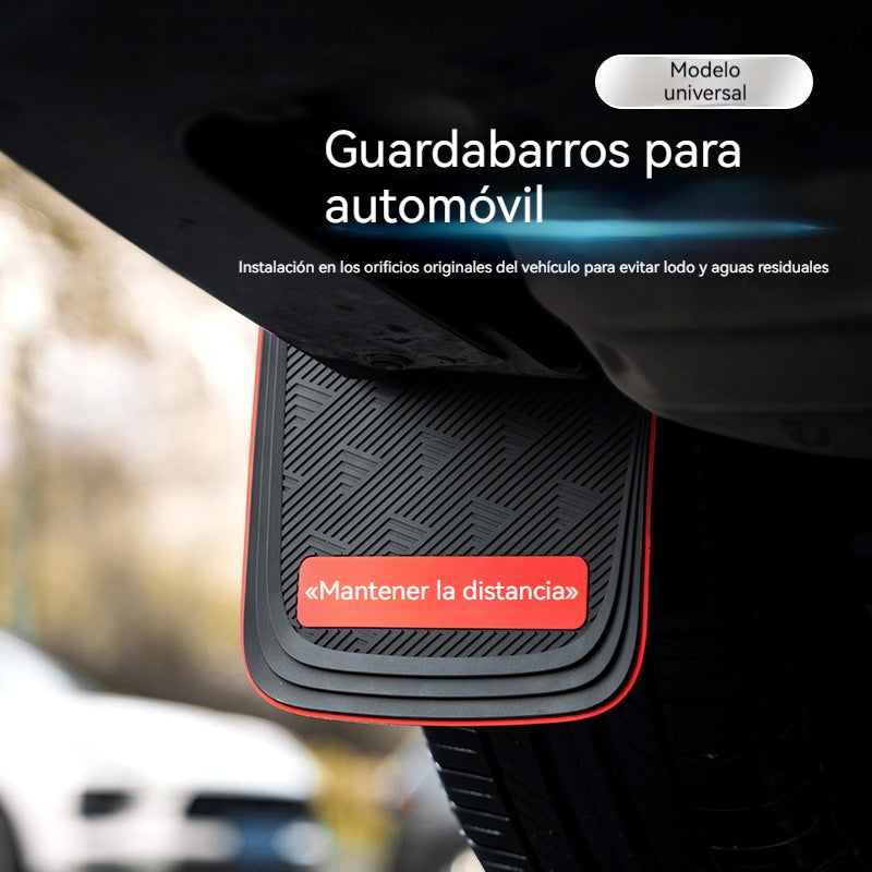 🚗【1 juego 29 euros】Guardabarros para neumáticos de coche, guardabarros antisalpicaduras (aptos para todos los modelos)