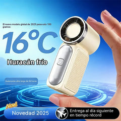 ❄Ventilador portátil de alta velocidad con sistema de superrefrigeración.