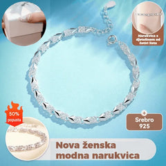 【Kupite jedan, dobijte jedan gratis 】Obožavam novu modernu narukvicu od 925 srebra s djetelinom za žene s četiri lista【30% popusta】