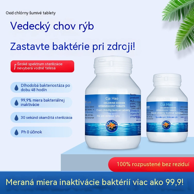 🐟【100 Tabletas】【Compra 1 y llévate 1 gratis】💧 Tabletas efervescentes para limpiar el agua de acuarios y estanques, tabletas oxigenantes para acuarios 🔥