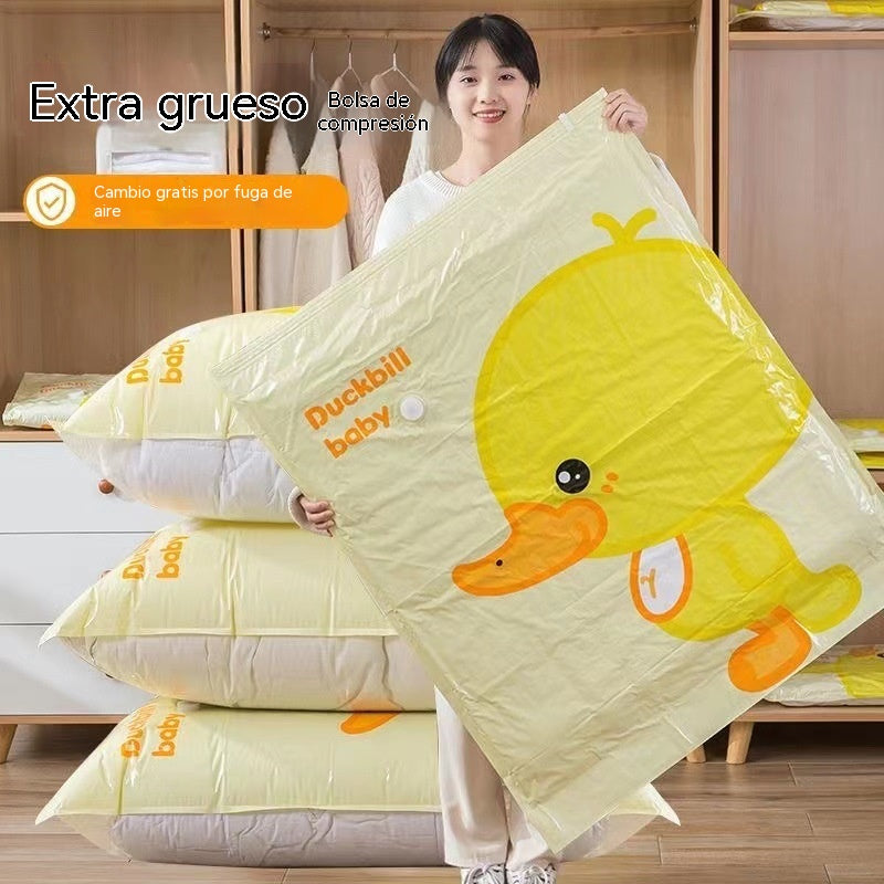 5 piezas 29€【80*60cm】--Bolsas de compresión al vacío reforzadas. Bolsas para almacenamiento y organización.
