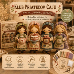 🎁Posledný deň: Využite zľavu 49 %! 🧵 Miniatúrna patchworková sada zo série Miniature World.