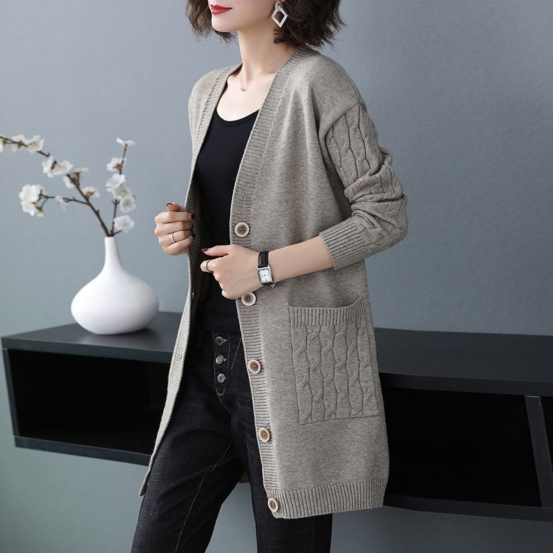 【Novedad】 Cárdigan holgado y grueso para mujer, otoño e invierno 2025