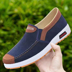 【39-44】Nuevos zapatos de lona casuales para hombres, zapatos deportivos transpirables